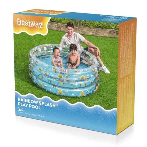 Basen ogrodowy dla dzieci 150x53cm Tropical BESTWAY + Łatka naprawcza Basen ogrodowy dla dzieci 150x53cm Tropical BESTWAY + Łatka naprawcza