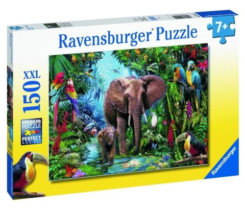 Puzzle 150 Słonie w dżungli XXL Puzzle 150 Słonie w dżungli XXL