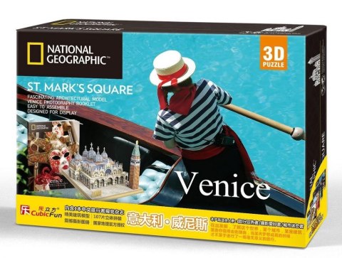 Puzzle 3D Wenecja Plac Św. Marka National Geo Puzzle 3D Wenecja Plac Św. Marka National Geo