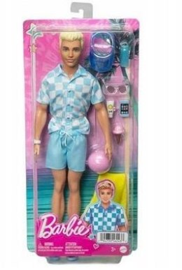 alka Barbie Ken na plaży z akcesoriami – koszula, szorty, dodatki Mattel GYM97