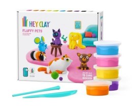 Zestaw Hey Clay – masa plastyczna z aplikacją: 6 figurek zwierząt do ulepienia