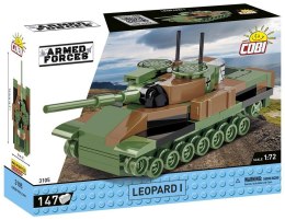 Model czołgu Leopard I z klocków COBI – skala 1:72, 147 elementów