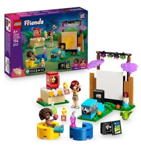 LEGO Friends 42642 – maraton filmowy z projektorem, popcornem i minilaleczkami Paisley i Aliya LEGO Friends 42642 – maraton filmowy z projektorem, popcornem i minilaleczkami Paisley i Aliya