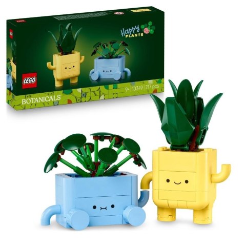 LEGO Botanicals Wesołe roślinki – urocze drzewka w kolorowych doniczkach z buźkami do zbudowania dla dzieci od 9 lat LEGO Botanicals Wesołe roślinki – urocze drzewka w kolorowych doniczkach z buźkami do zbudowania dla dzieci od 9 lat