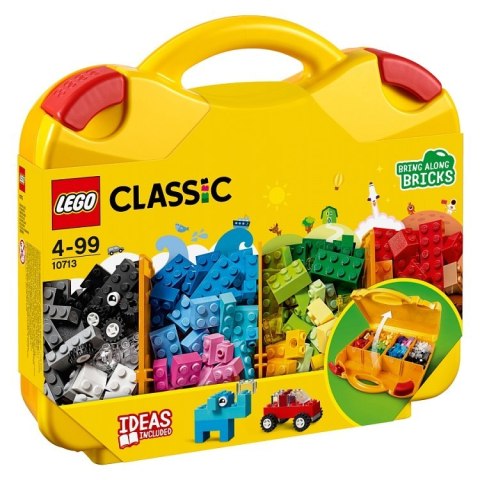 LEGO Classic 10713 – Kreatywna Walizka z klockami i katalogiem LEGO 2019 PL, zestaw z 213 elementami w żółtej walizce LEGO Classic 10713 – Kreatywna Walizka z klockami i katalogiem LEGO 2019 PL, zestaw z 213 elementami w żółtej walizce
