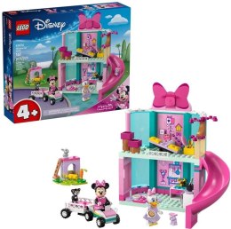 LEGO Disney Hotel dla zwierząt Minnie z minifigurkami Minnie i Daisy oraz uroczymi zwierzątkami – zabawa dla dzieci 4+.
