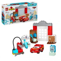 LEGO DUPLO 10456 – Zygzak McQueen i Złomek w warsztacie, zestaw Auta Disney Pixar dla dzieci od 2 lat