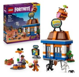 LEGO Fortnite 77076 – Durrr Burgerownia z minifigurkami, restauracją i bonusem do gry Fortnite dla dzieci od 10 lat