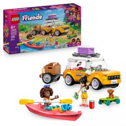LEGO Friends 42659 Samochodowa wycieczka przyjaciółek – zestaw z minilaleczkami i samochodem dla dzieci 6+