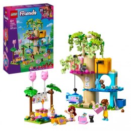 LEGO Friends 42666 Kocie przyjęcie urodzinowe i domek na drzewie – zestaw dla dzieci 6+ z kotkami i minilaleczkami