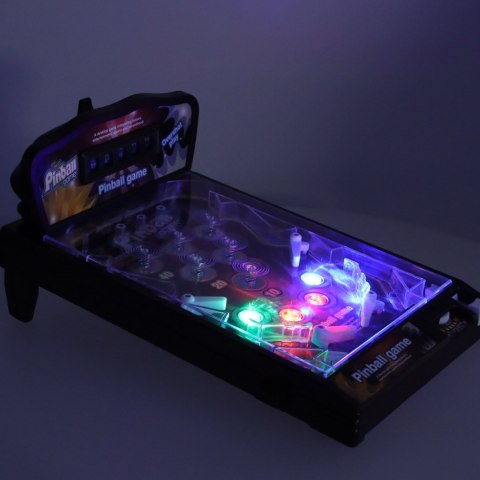 „Stół do gry Pinball Flipper dla dzieci z efektami świetlnymi i dźwiękowymi – gra zręcznościowa z licznikiem punktów” „Stół do gry Pinball Flipper dla dzieci z efektami świetlnymi i dźwiękowymi – gra zręcznościowa z licznikiem punktów”