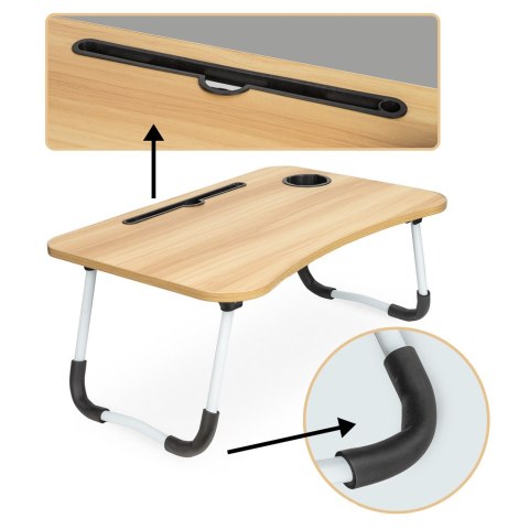 Stolik pod laptopa podstawka do łóżka mobilny śniadaniowy składany stojak Stolik pod laptopa podstawka do łóżka mobilny śniadaniowy składany stojak