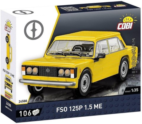 „Model samochodu FSO 125p 1,5 ME w skali 1:35 z klocków konstrukcyjnych COBI z trwałymi nadrukami i ruchomymi kołami” „Model samochodu FSO 125p 1,5 ME w skali 1:35 z klocków konstrukcyjnych COBI z trwałymi nadrukami i ruchomymi kołami”