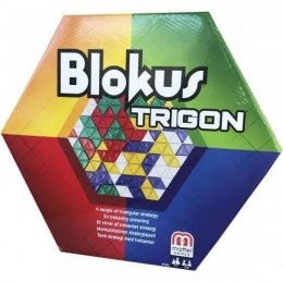 Gra planszowa Blokus Trigon – plansza i kolorowe trójkątne elementy w czasie rozgrywki
