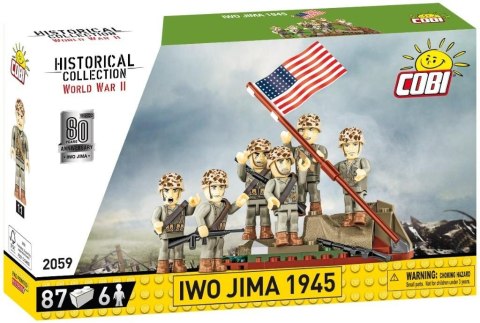 COBI-2059 – Raising the Flag on Iwo Jima: historyczny moment II wojny światowej w formie klockowego zestawu z 6 figurkami. COBI-2059 – Raising the Flag on Iwo Jima: historyczny moment II wojny światowej w formie klockowego zestawu z 6 figurkami.