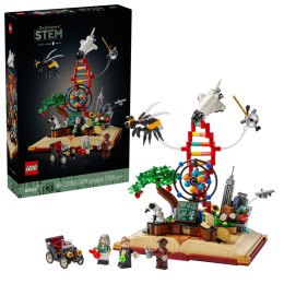 LEGO Ideas 21355 – Ewolucja przedmiotów ścisłych: interaktywna księga nauki z minifigurkami i kultowymi odkryciami.