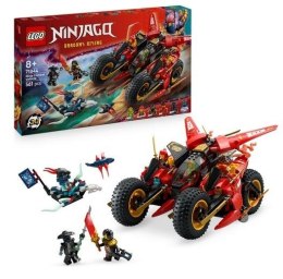 Zestaw LEGO NINJAGO 71844 Pojazd bojowy ninja 3 w 1 z motocyklami, odrzutowcem i minifigurkami do epickich bitew.