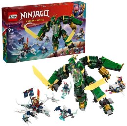 Zestaw LEGO NINJAGO 71845 Odrzutowy mech Lloyda z ruchomymi częściami, minifigurkami i odrzutowcem do zabawy i kolekcji.