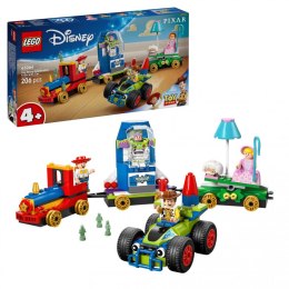 LEGO PIXAR 43264 Toy Story pociąg i Pan Sterowany – kolorowy zestaw z ruchomym pociągiem i kultową figurką.