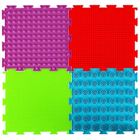 Mata sensoryczne puzzle montessori do masażu stóp 8 elementów Mata sensoryczne puzzle montessori do masażu stóp 8 elementów
