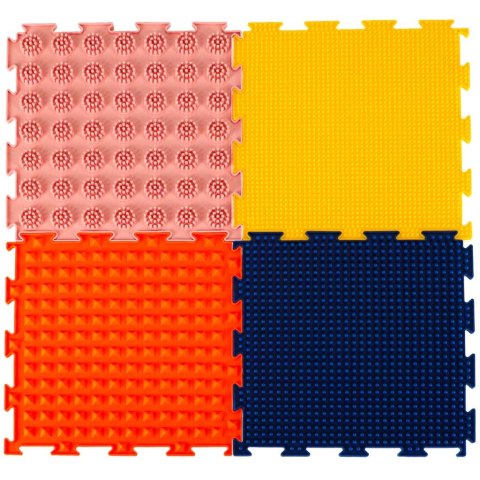 Mata sensoryczne puzzle montessori do masażu stóp 8 elementów Mata sensoryczne puzzle montessori do masażu stóp 8 elementów