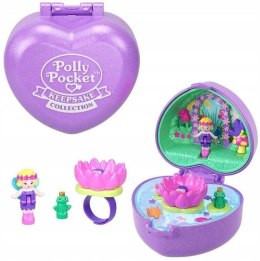 Polly Pocket – kompaktowy zestaw Serduszko z pierścionkiem JCB26 z miniaturowymi akcesoriami