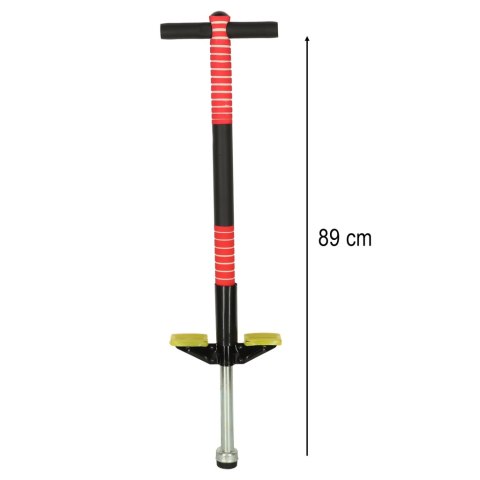 Drążek do skakania (pogo stick) dla dzieci 6+, stalowa konstrukcja z piankowymi rączkami i antypoślizgowymi podnóżkami Drążek do skakania (pogo stick) dla dzieci 6+, stalowa konstrukcja z piankowymi rączkami i antypoślizgowymi podnóżkami