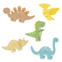 Tablica manipulacyjna Montessori Dinozaur – edukacyjna teczka sensoryczna z guzikami, zamkami i suchościeralną tablicą w pastelowych kolorach